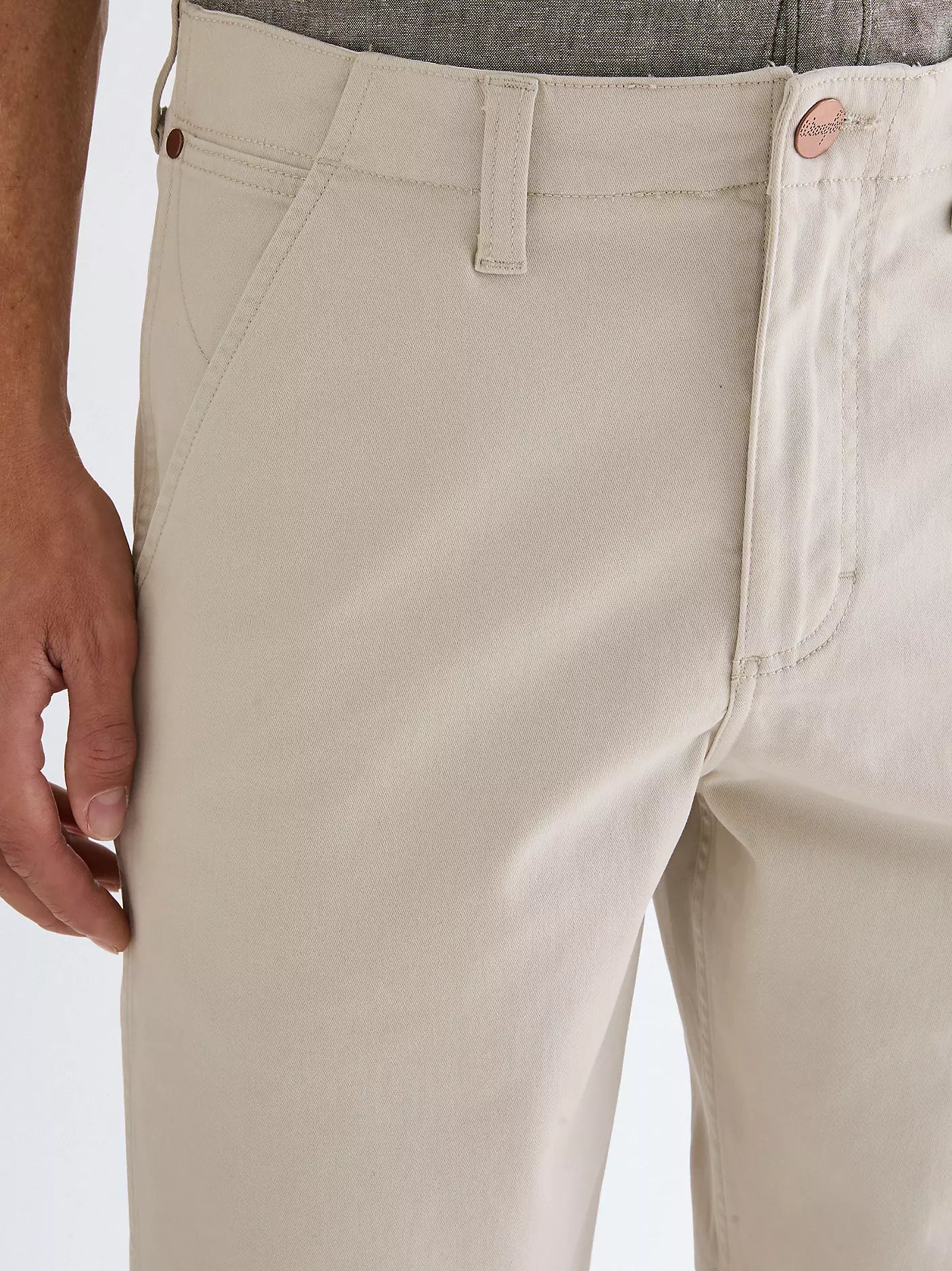 Wrangler Bermuda Uomo Chino in Cotone elasticizzato
