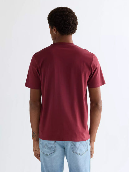 Wrangler T-shirt Uomo girocollo con stampa in cotone