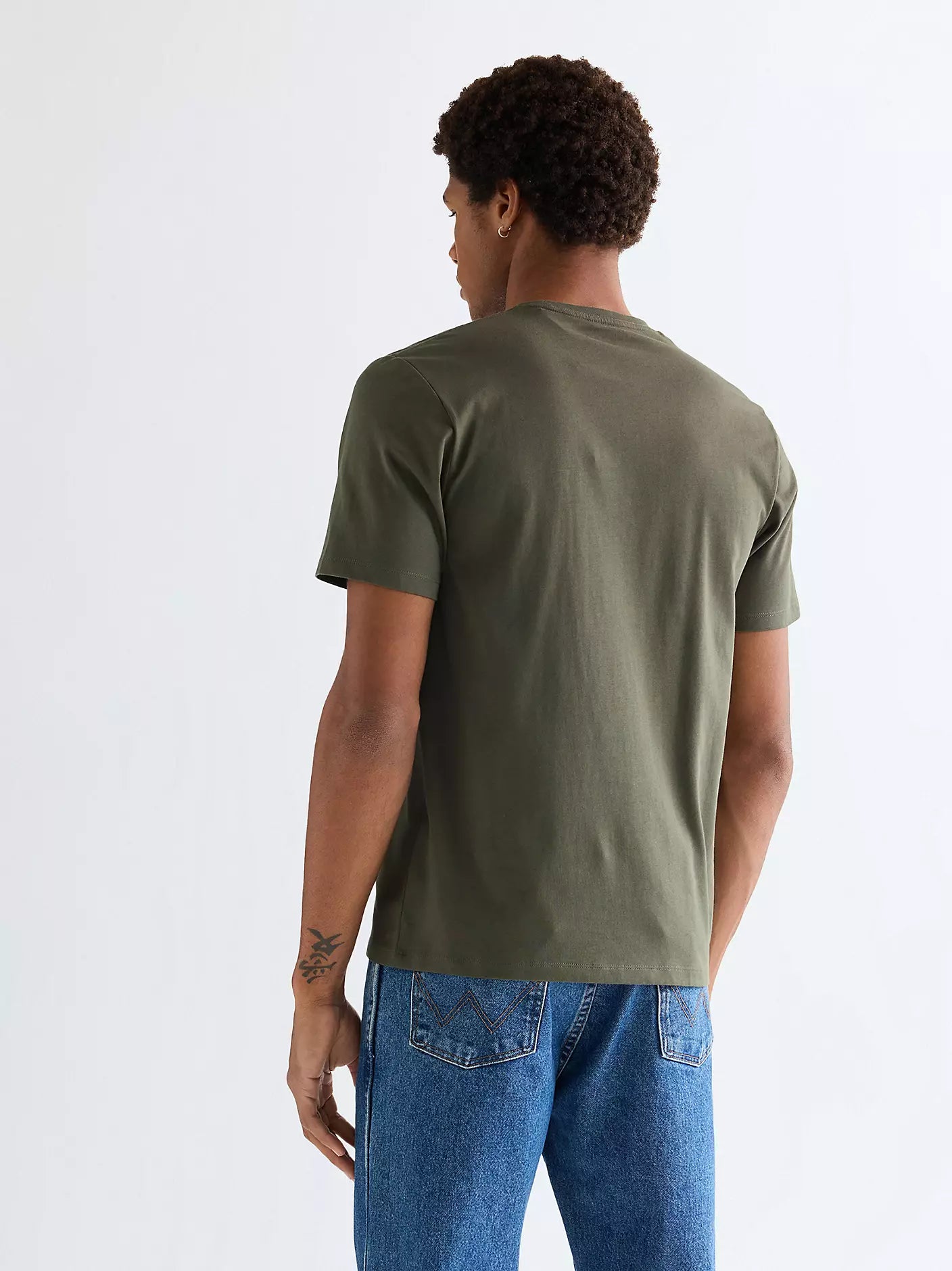 Wrangler T-Shirt Uomo Manica Corta in Cotone