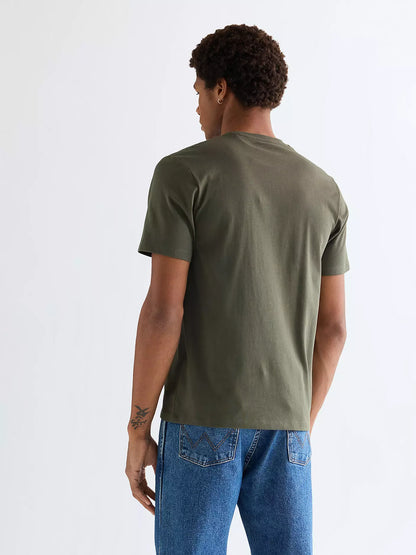 Wrangler T-Shirt Uomo Manica Corta in Cotone