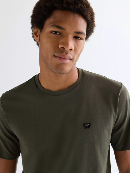 Wrangler T-Shirt Uomo Manica Corta in Cotone