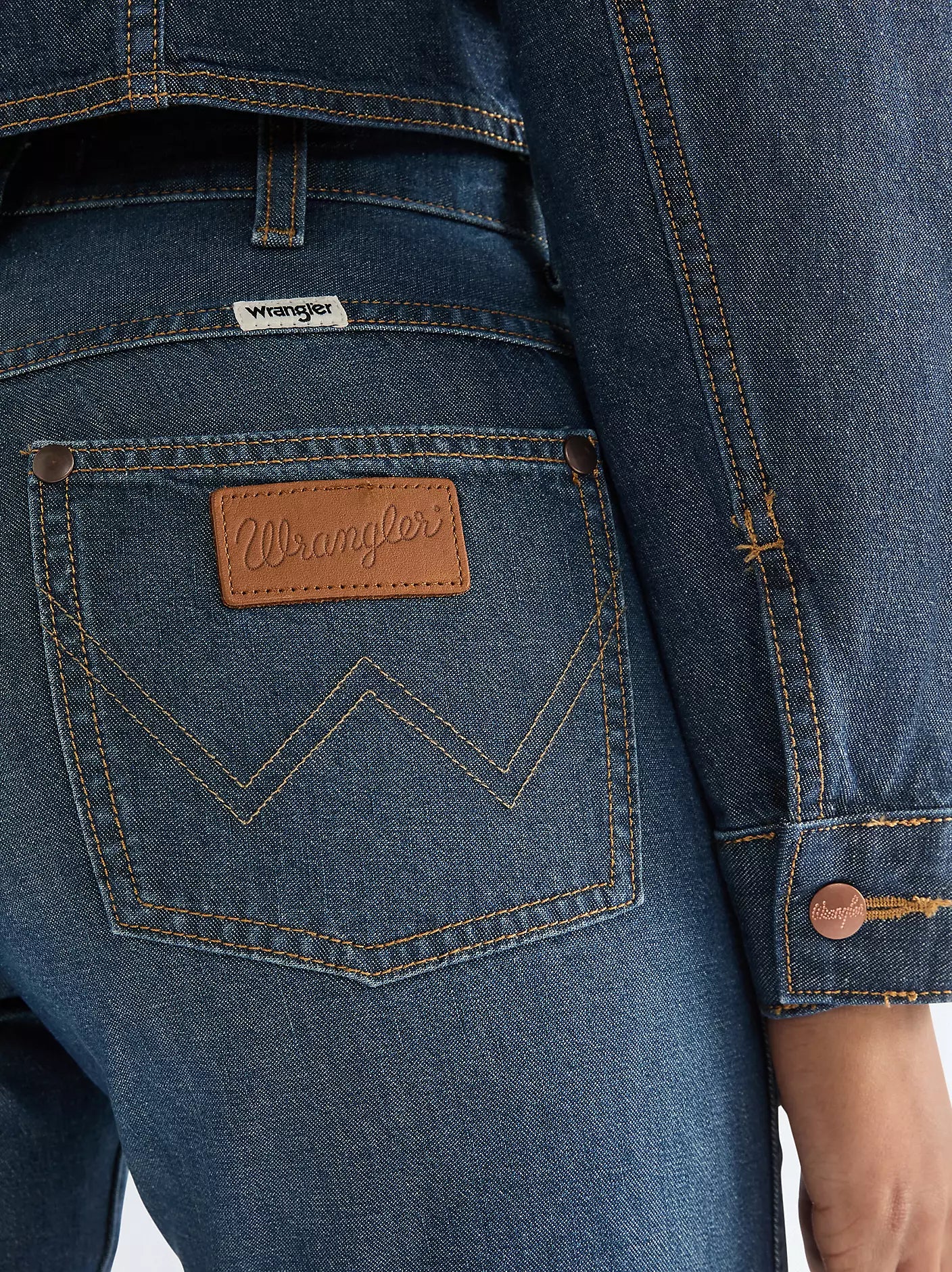 Wrangler · Jeans donna flare 70s blu scuro