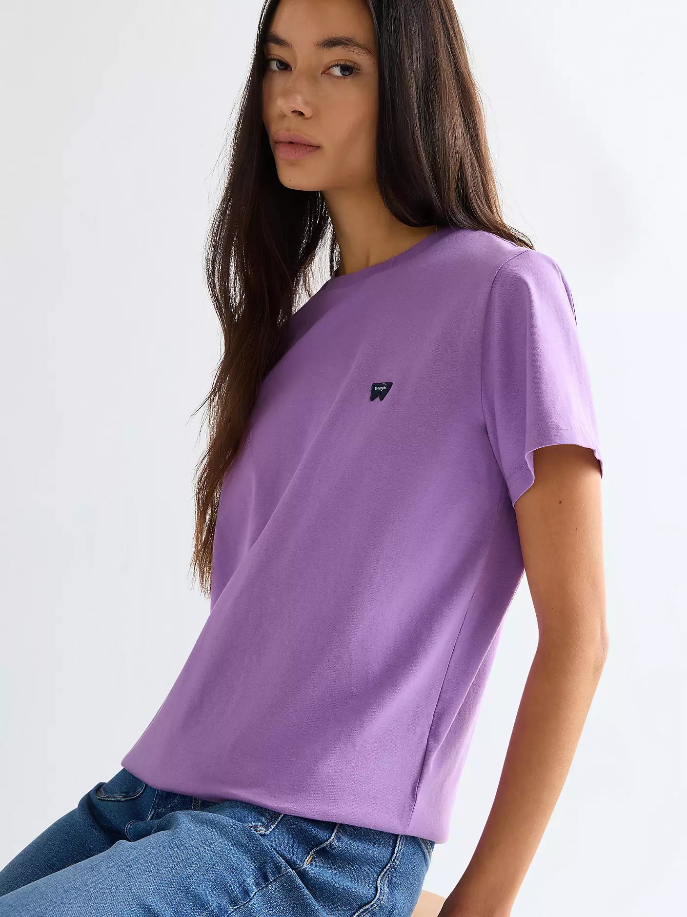 Wrangler T-shirt Donna girocollo in cotone