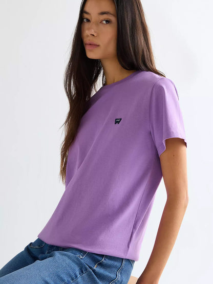 Wrangler T-shirt Donna girocollo in cotone