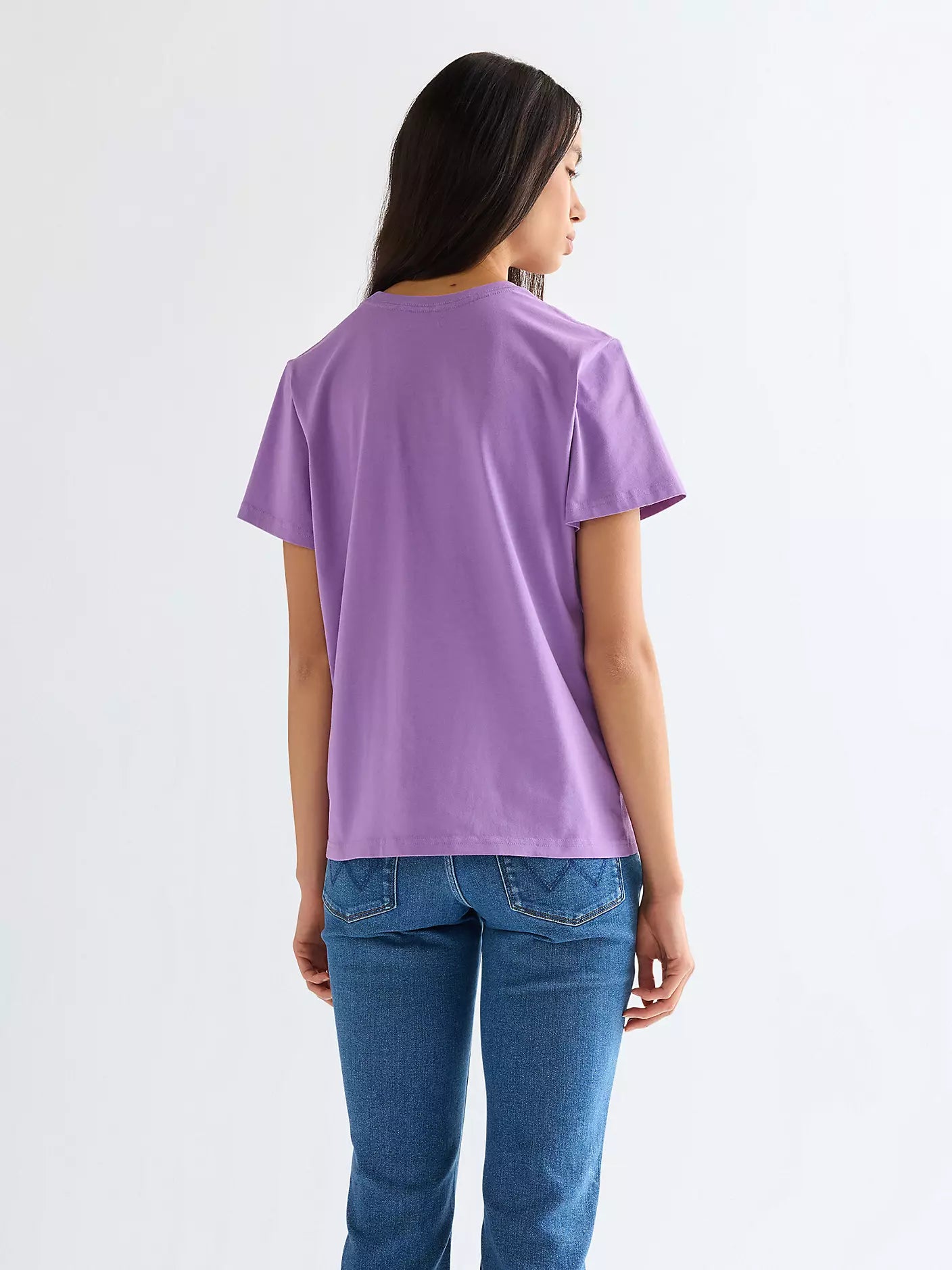 Wrangler T-shirt Donna girocollo in cotone