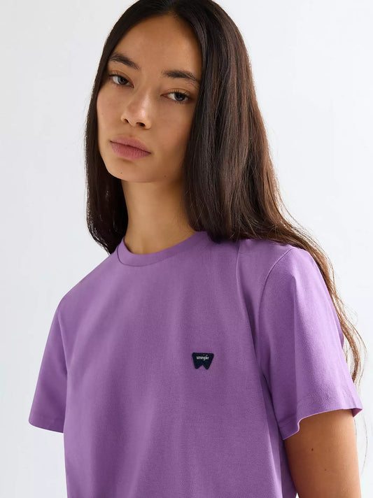 Wrangler T-shirt Donna girocollo in cotone