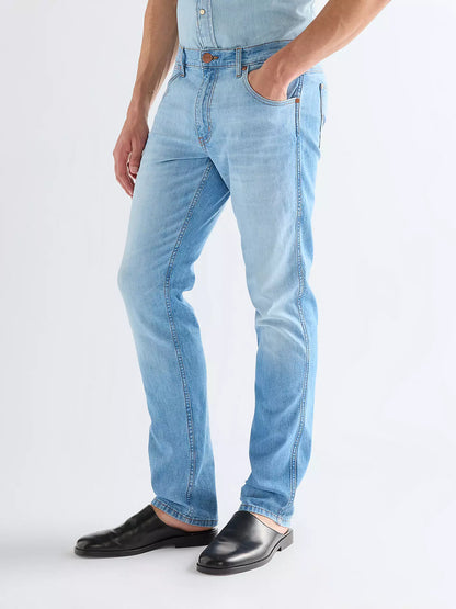 Wrangler · Jeans Greensboro uomo regular straight blu chiaro