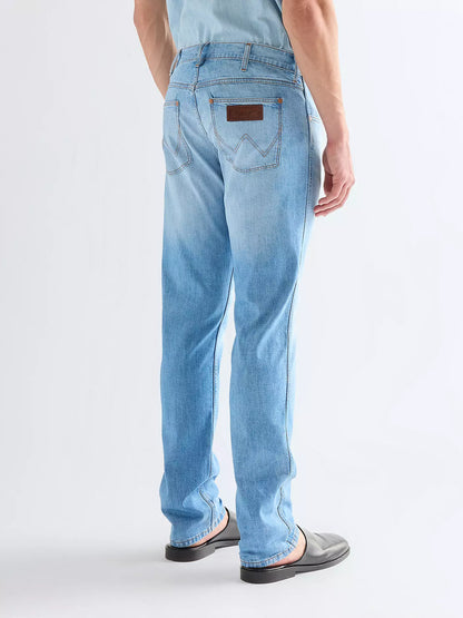 Wrangler · Jeans Greensboro uomo regular straight blu chiaro
