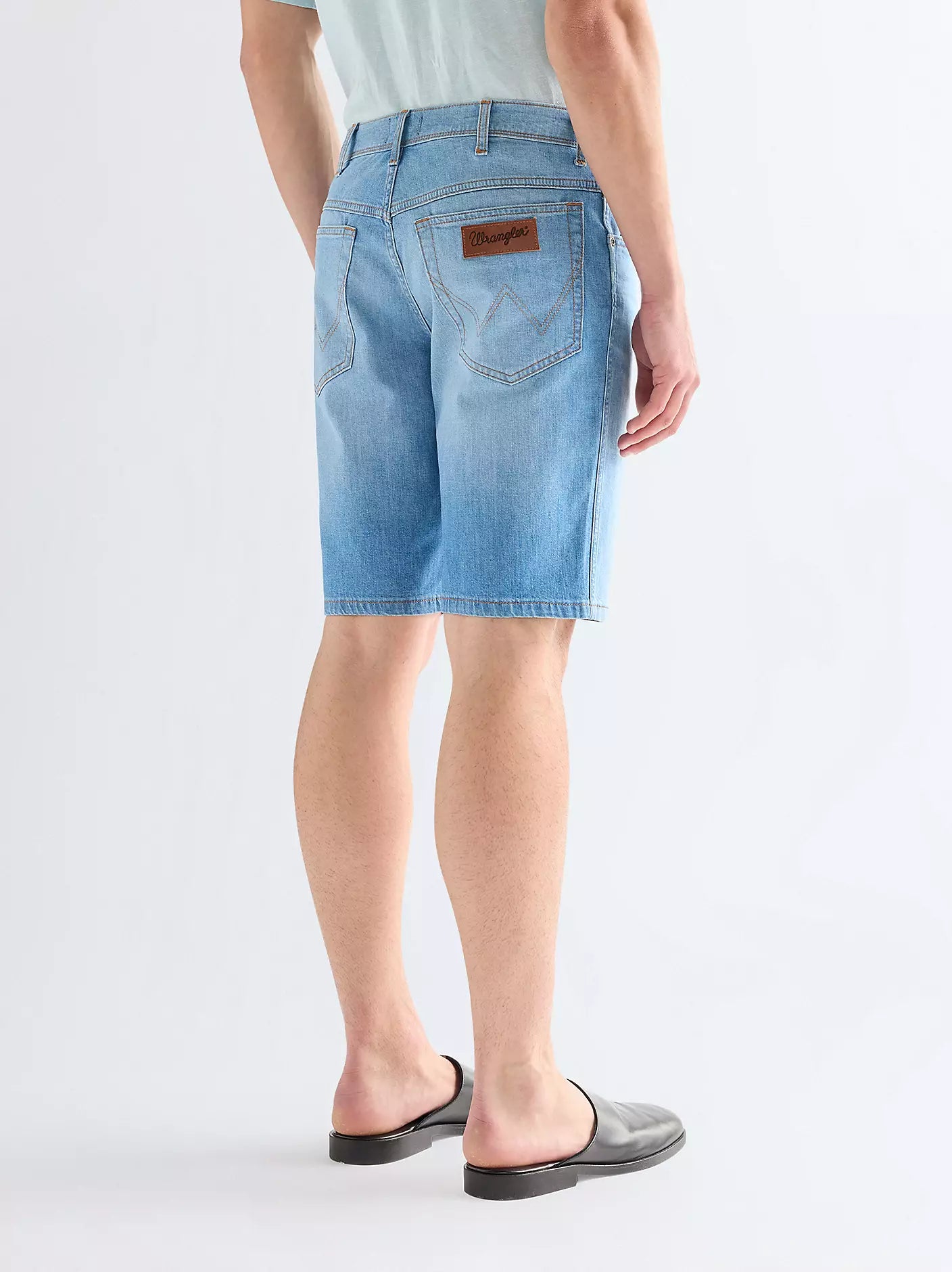 Wrangler · Bermuda Texas uomo regular blu chiaro