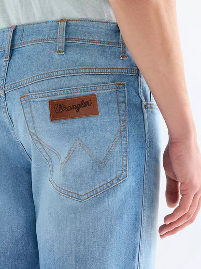 Wrangler · Bermuda Texas uomo regular blu chiaro