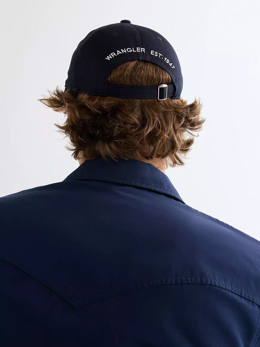 Wrangler Cappello Uomo baseball con logo ricamato in cotone