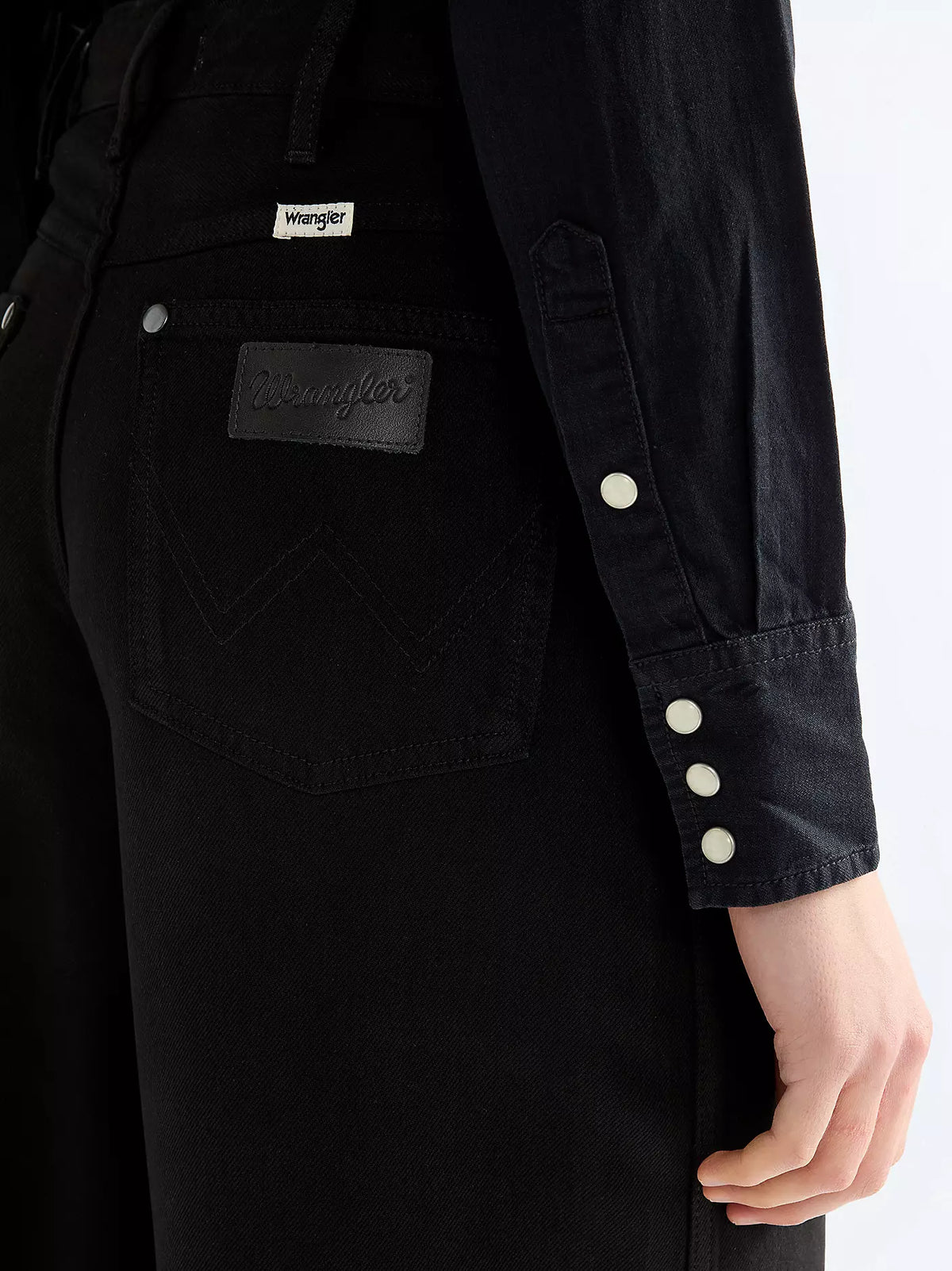 Wrangler · Jeans Canyon donna gamba ampia Lyocell viscosa