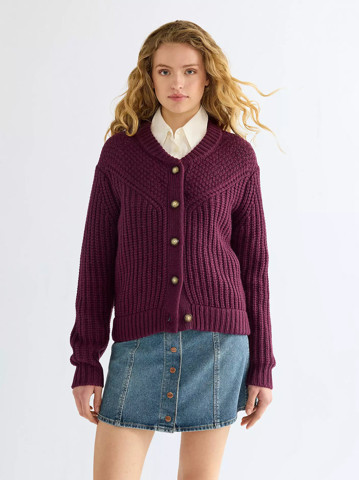 Wrangler · Cardigan donna western misto lana