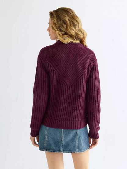 Wrangler · Cardigan donna western misto lana