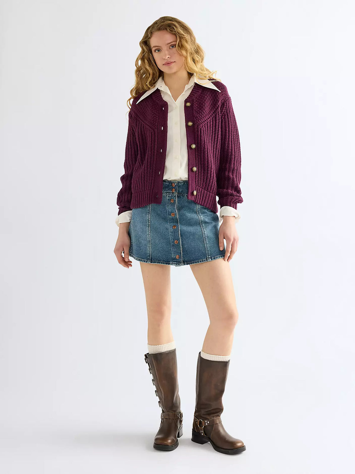 Wrangler · Cardigan donna western misto lana