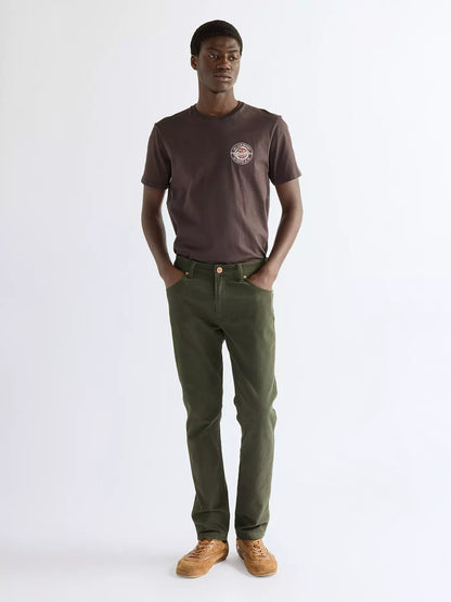 Wrangler · Pantalone Larston uomo slim tapered verde