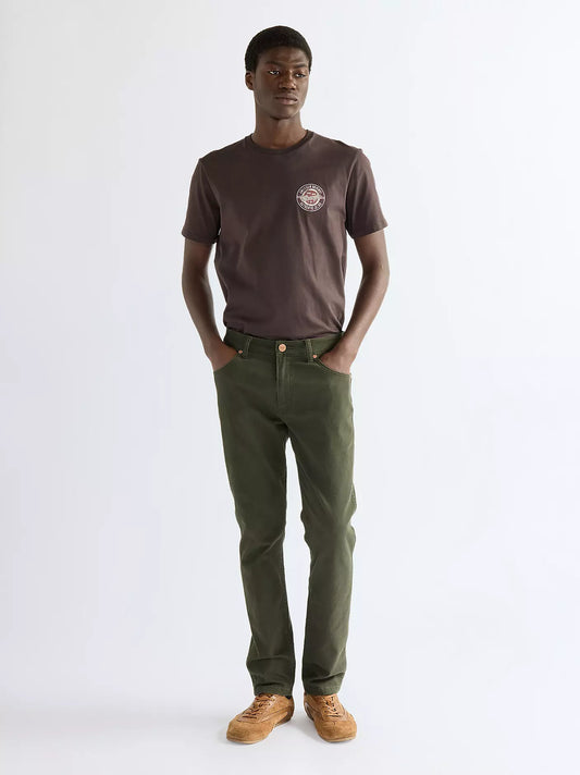 Wrangler · Pantalone Larston uomo slim tapered verde