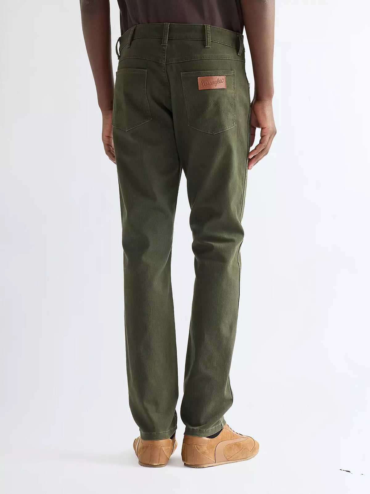 Wrangler · Pantalone Larston uomo slim tapered verde