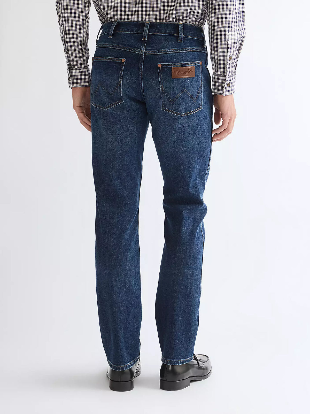 Wrangler · Jeans Greensboro uomo regular straight blu Frozen Night
