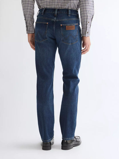 Wrangler · Jeans Greensboro uomo regular straight blu Frozen Night