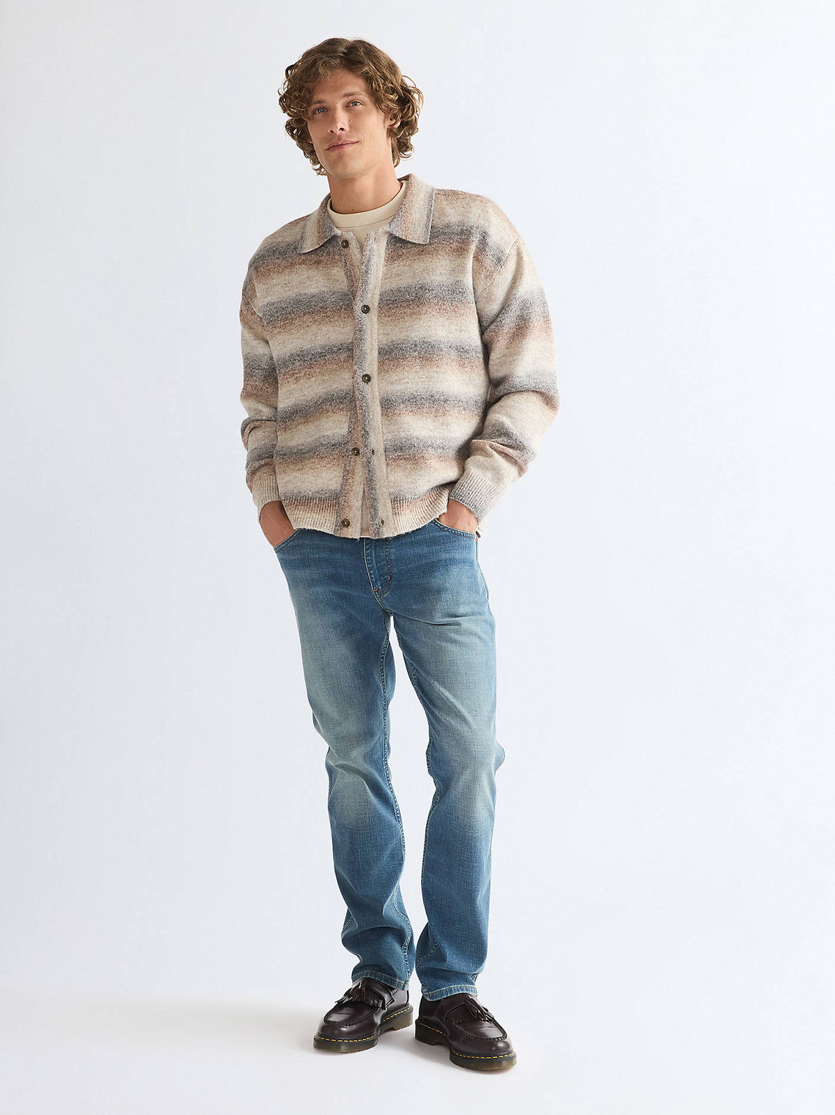Wrangler jeans Greensboro uomo Mist
