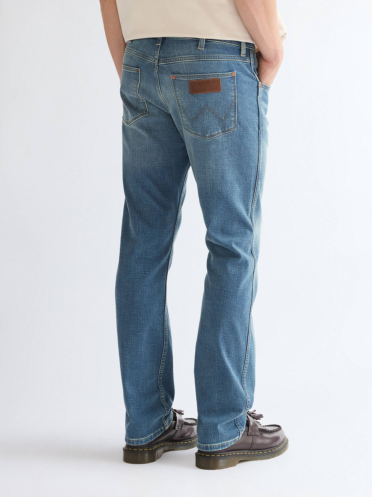 Wrangler jeans Greensboro uomo Mist