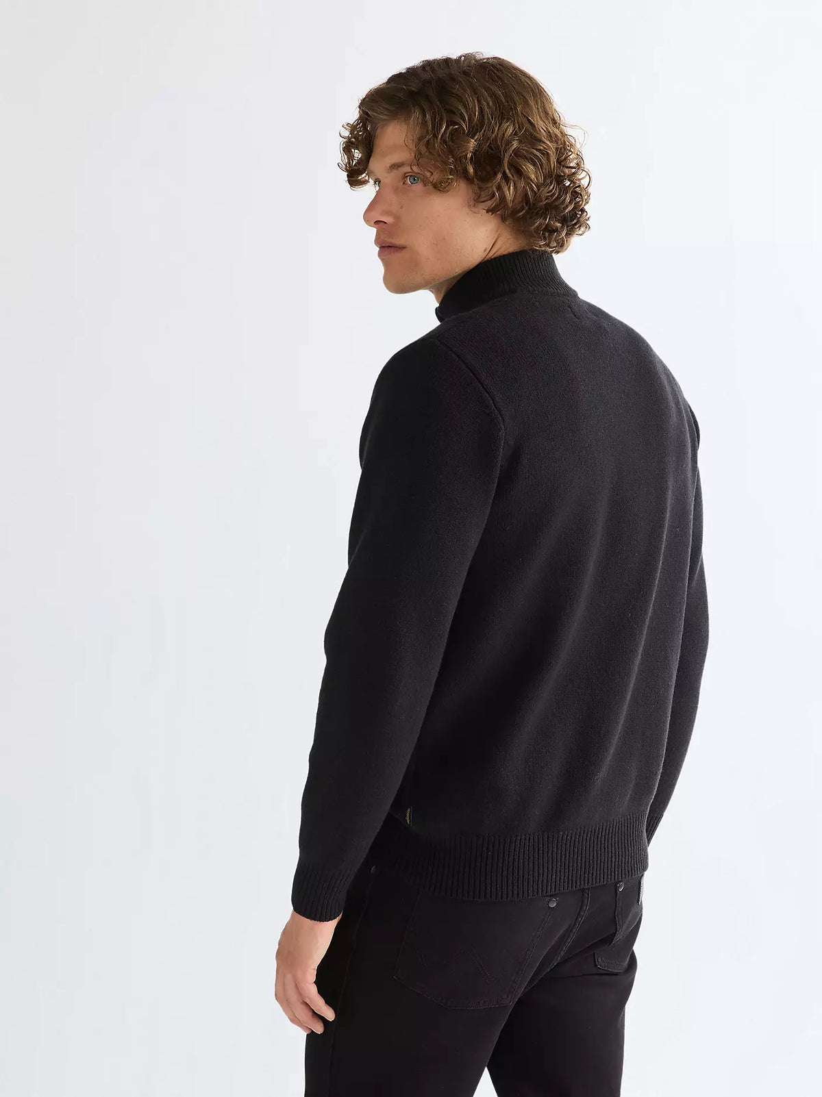 Wrangler · Maglione uomo mezza zip misto lana