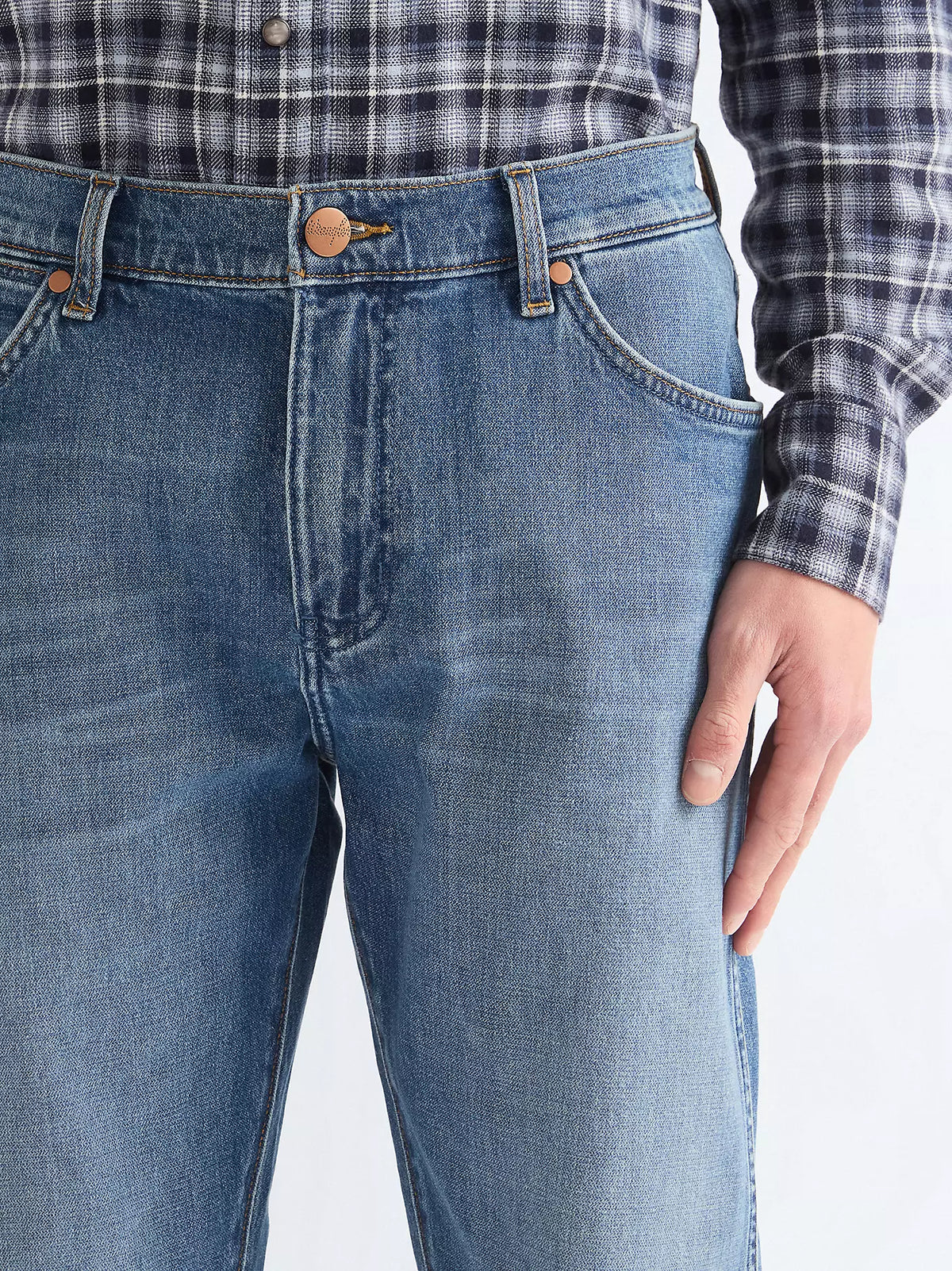 Wrangler · Jeans Redford uomo regular tapered Toughlite cotone stretch