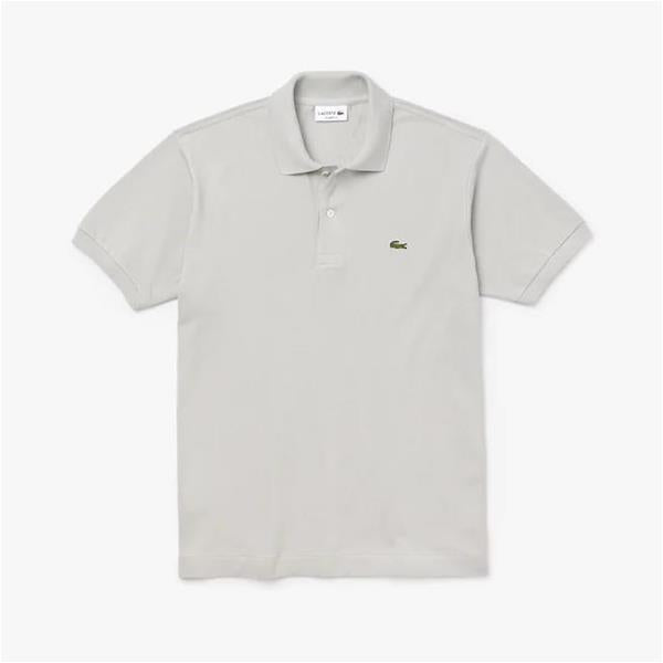 Lacoste · Polo uomo manica corta slim piqué grigio