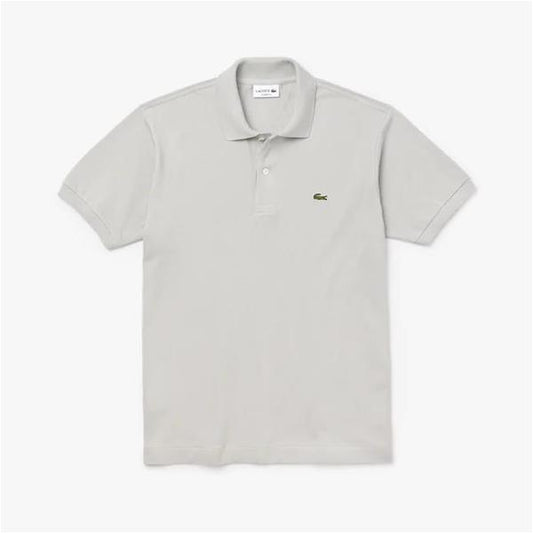 Lacoste · Polo uomo manica corta slim piqué grigio