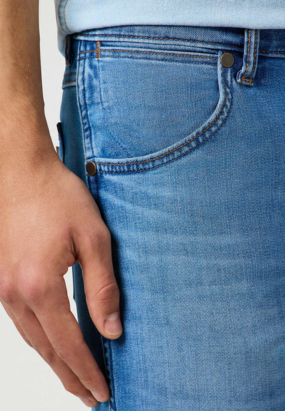 Wrangler · Jeans Larston uomo slim tapered blu chiaro