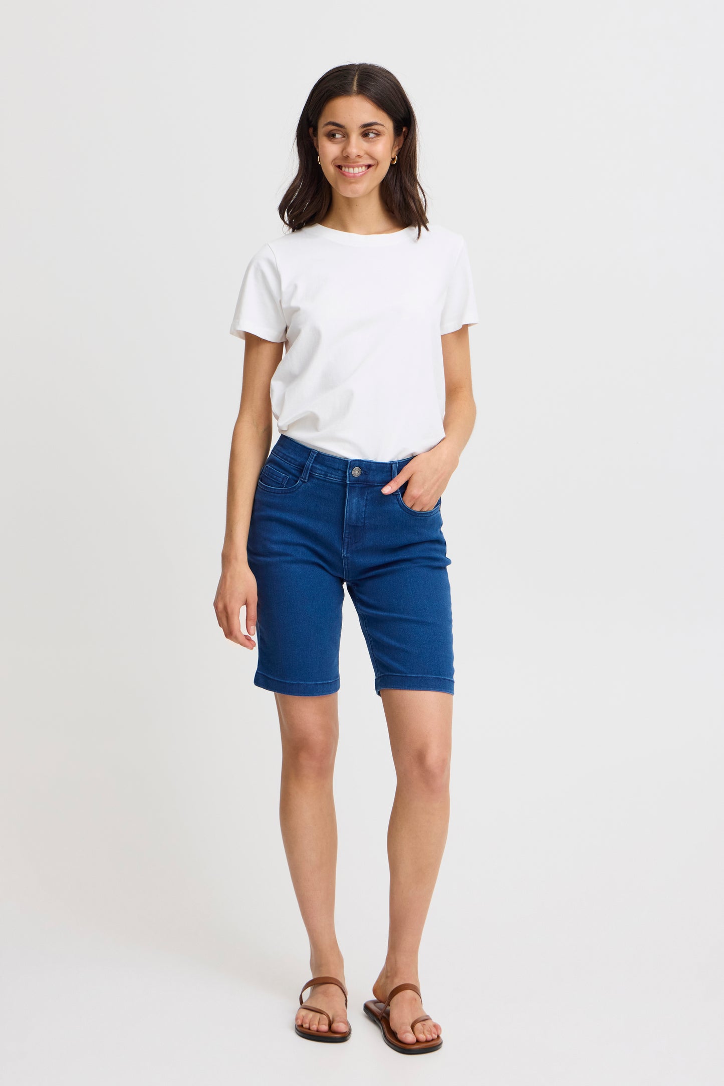 Fransa · Bermuda donna denim blu