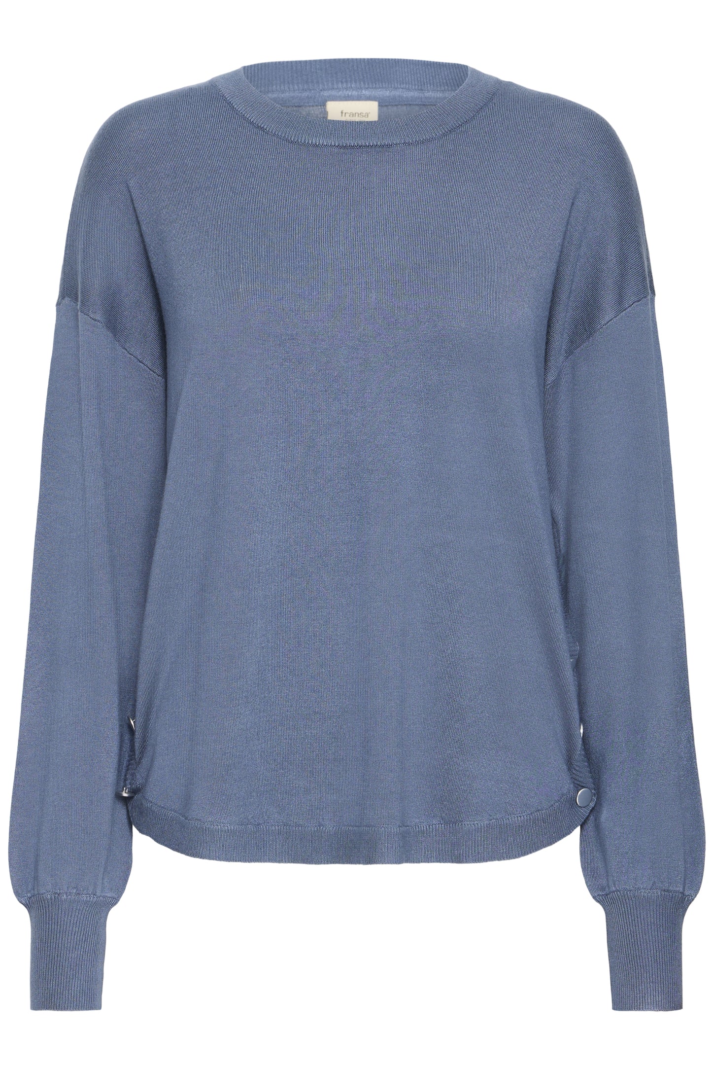 FRANSA Maglione Donna con bottoni laterali in Viscosa e Poliestere