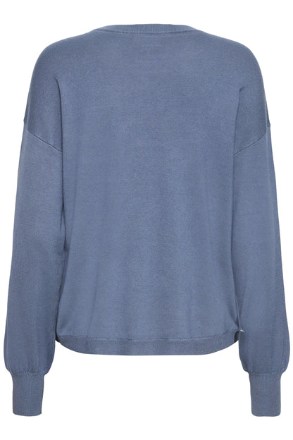 FRANSA Maglione Donna con bottoni laterali in Viscosa e Poliestere