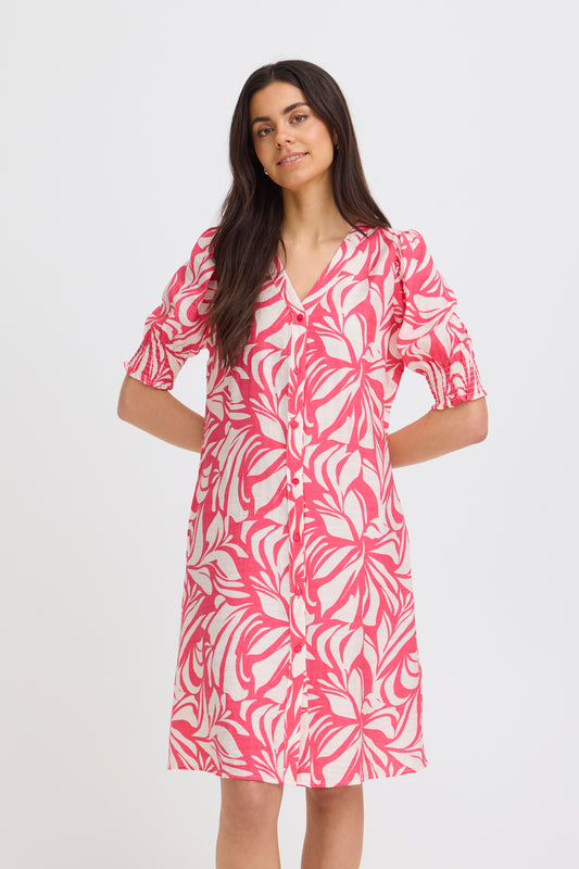 Fransa Abito Donna corto fantasia floreale in viscosa