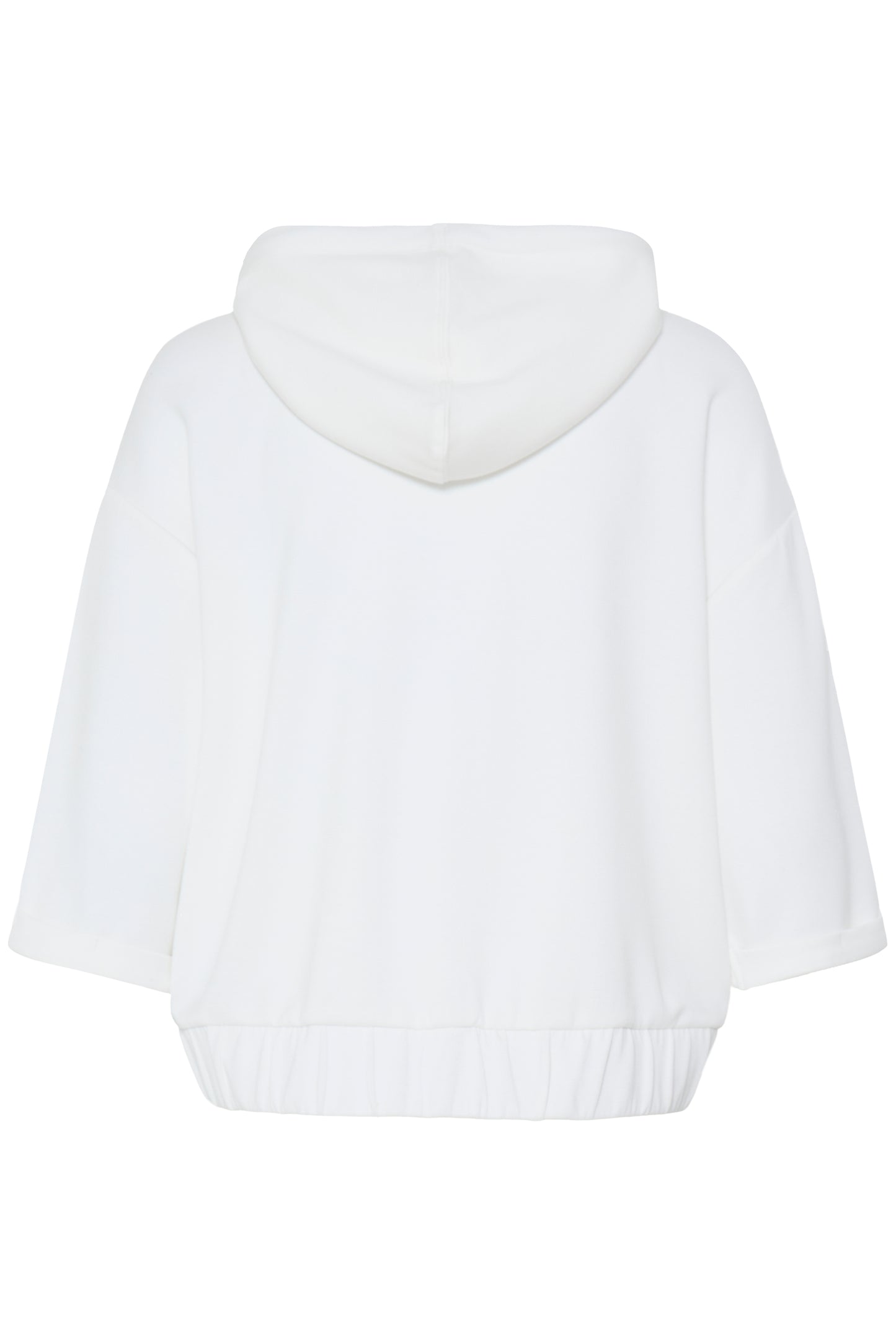 Fransa Felpa Donna con Cappuccio e Zip Manica a 3/4 in Modal Stretch