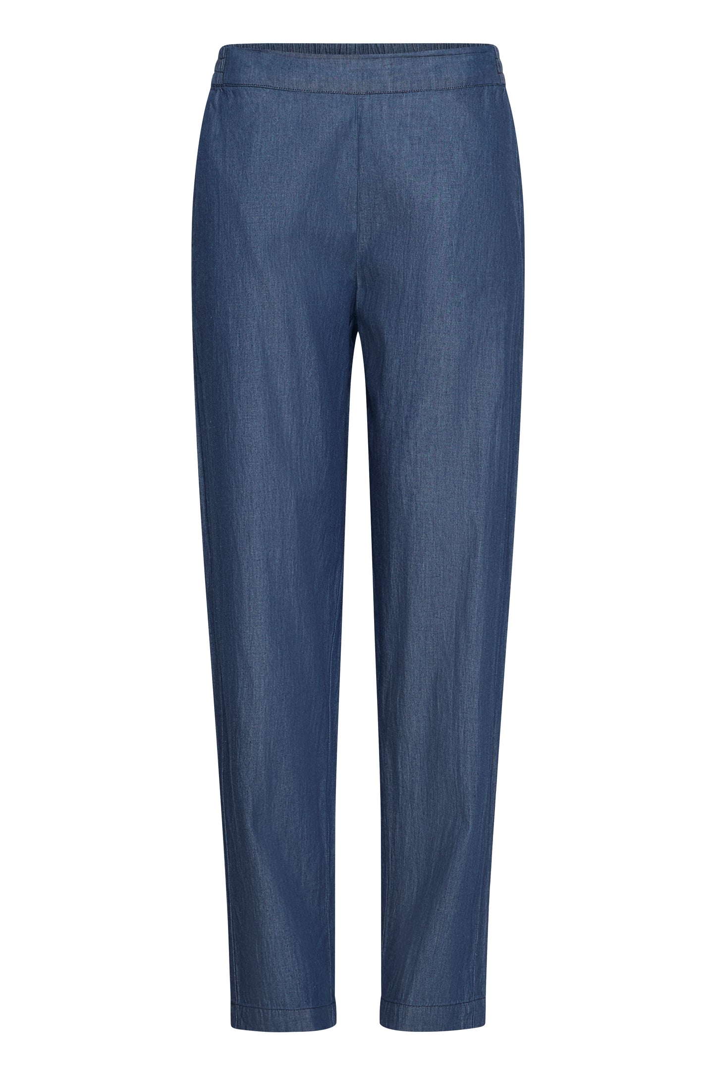 Fransa Pantalone Donna dritto in cotone leggero Blu