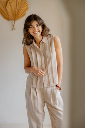 Fransa · Blusa donna smanicato