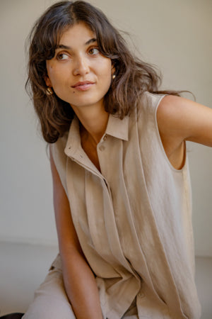 Fransa · Blusa donna smanicato