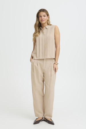 Fransa Pantalone donna ampio con pinces