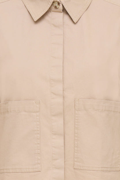 Fransa · Giacca donna boxy manica 3/4 beige