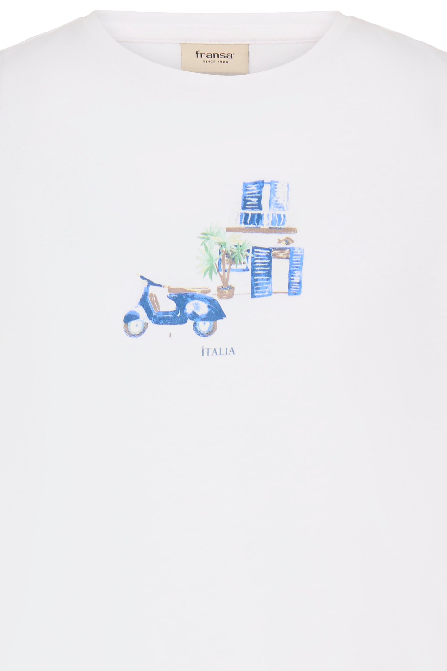 Fransa · t-shirt donna con stampa cotone