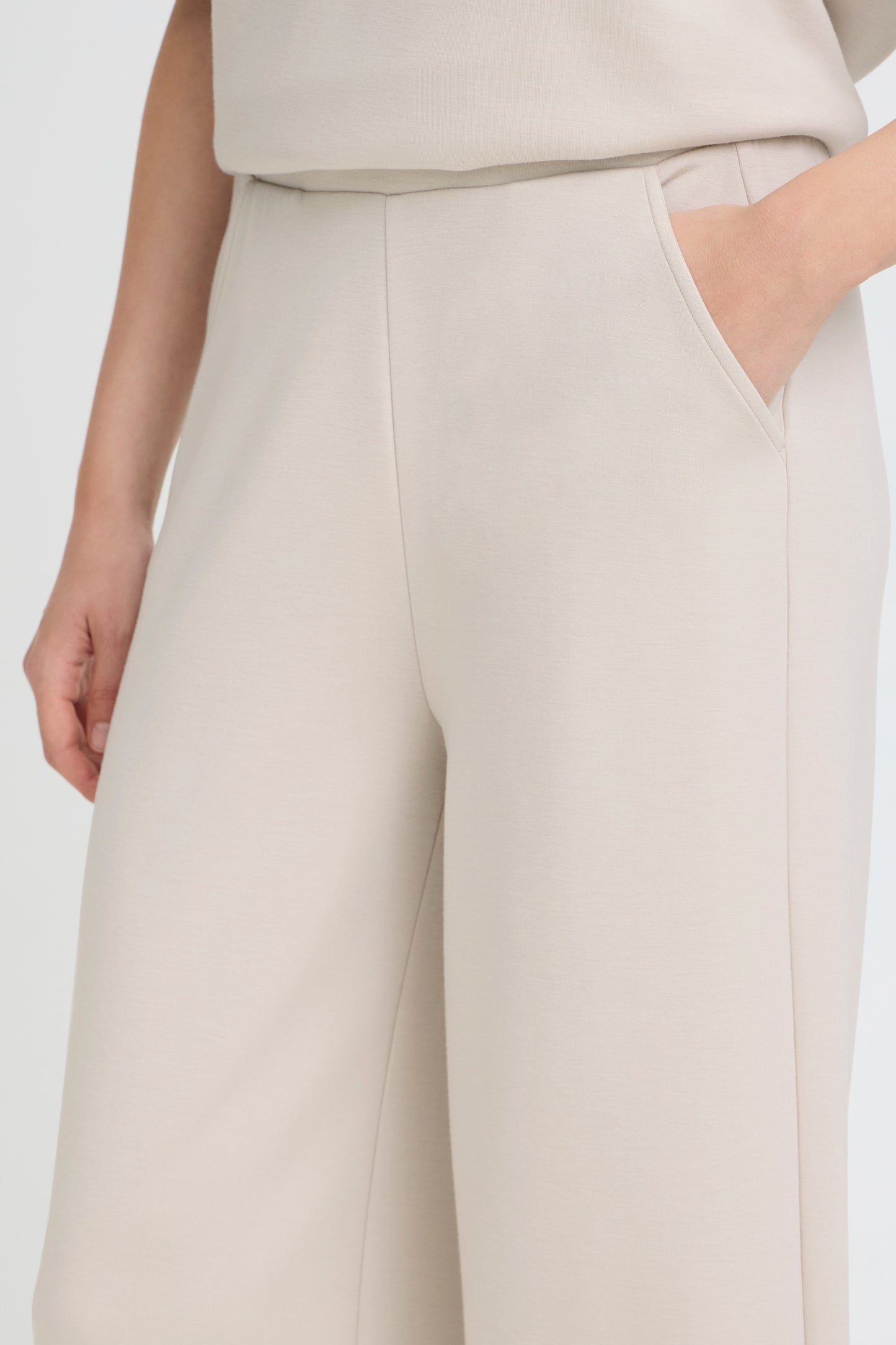 Fransa · Pantaloni donna palazzo cropped