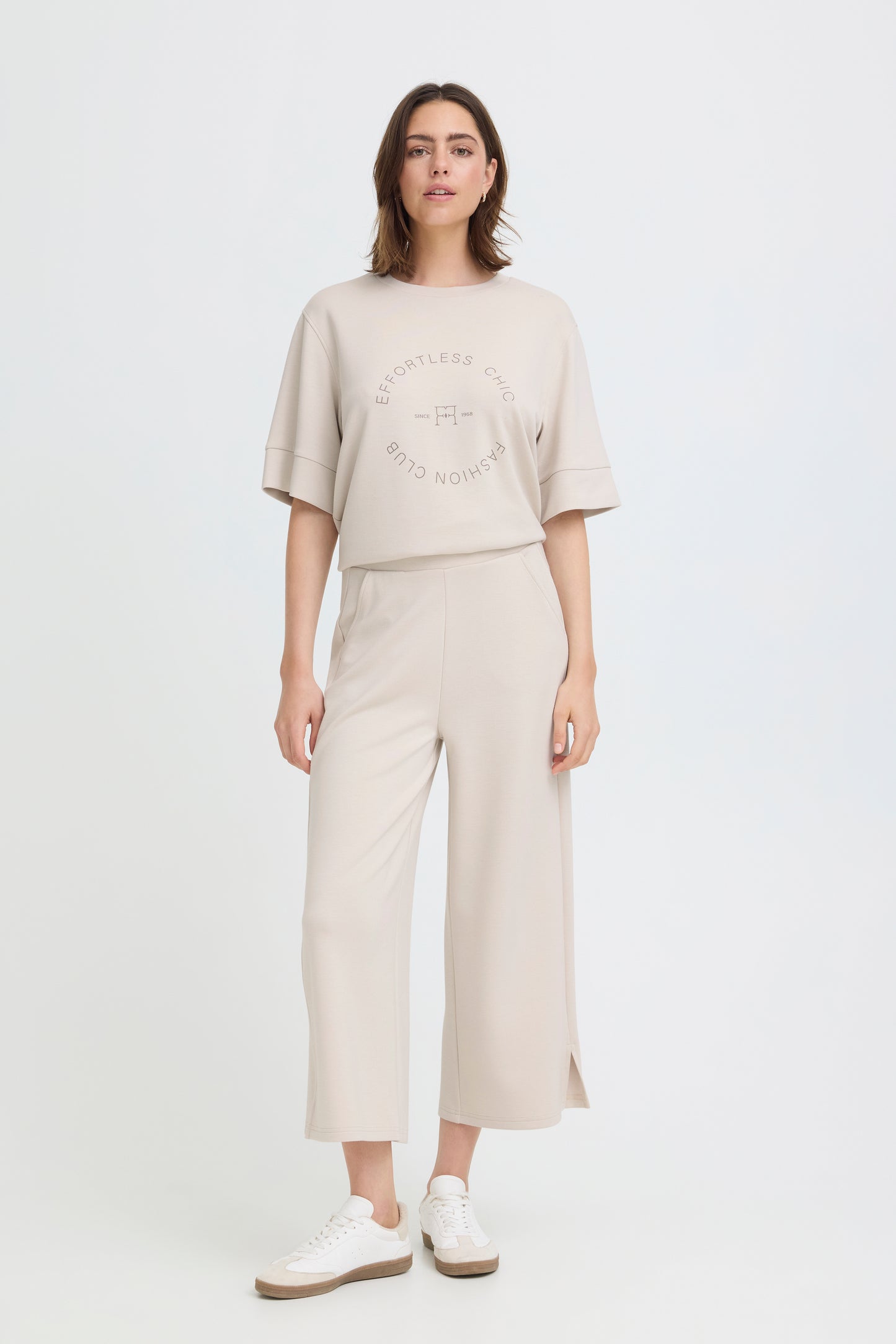 Fransa · Pantaloni donna palazzo cropped