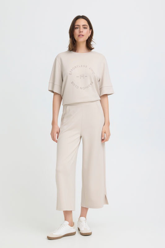 Fransa · Pantaloni donna palazzo cropped