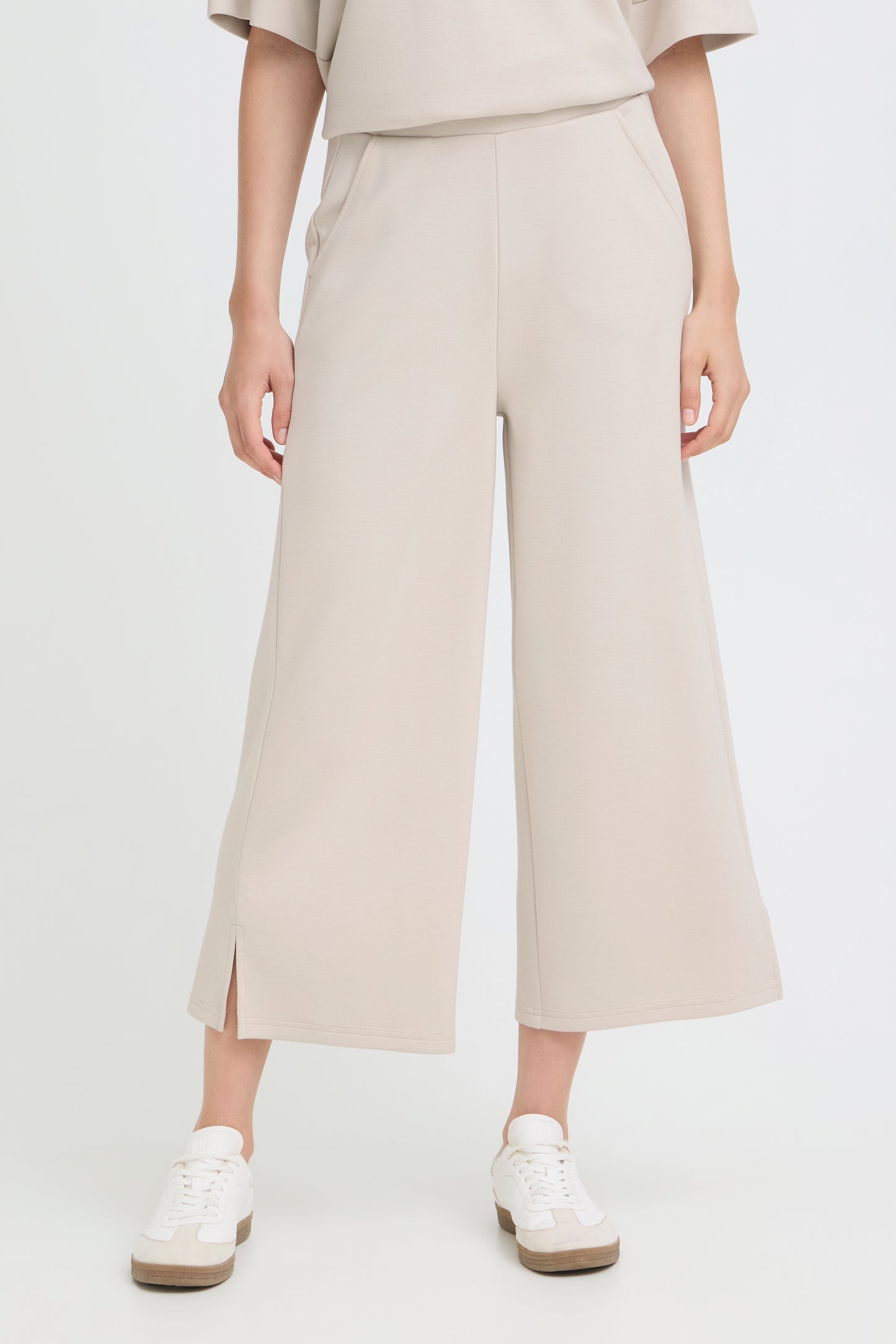 Fransa · Pantaloni donna palazzo cropped