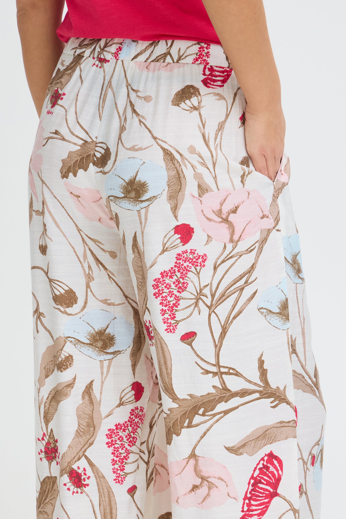Fransa · Pantaloni donna palazzo floreale