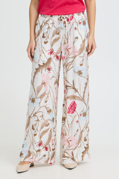 Fransa · Pantaloni donna palazzo floreale