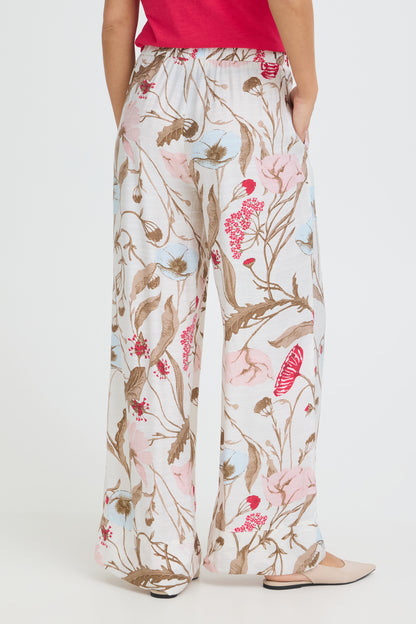 Fransa · Pantaloni donna palazzo floreale