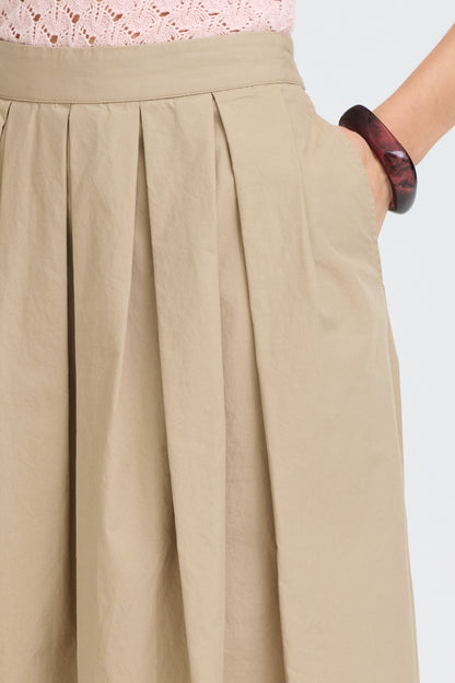 Fransa · Gonna donna midi ampia beige